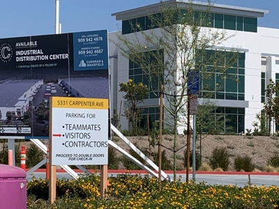 Post and Panel Sign Photo